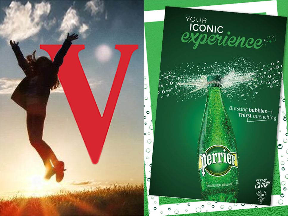 Campaigns for Perrier and Vittel